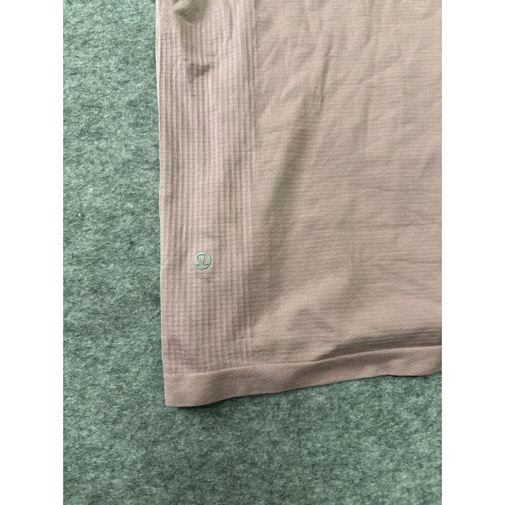 Lululemon Metal Vent Tech Polo Shirt Men’s Size Medium Dusty Rose Pink Taupe - Picture 6 of 8